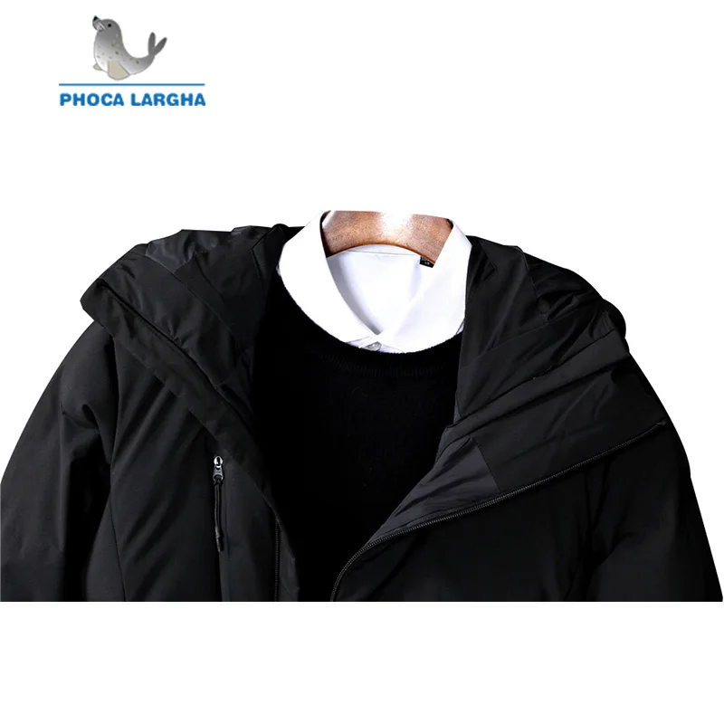 2019 New Men's Winter Down Jackets And Coats Thick Warm Parkas Mens Casual Solid Color Hooded Male Brand Clothing | Мужская одежда