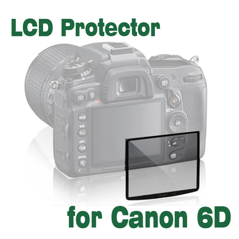 

SMILYOU 1 шт. Профессиональный ЖК Оптический стеклянный протектор экрана для Canon 6D компактное стекло защитная пленка аксессуары для камеры