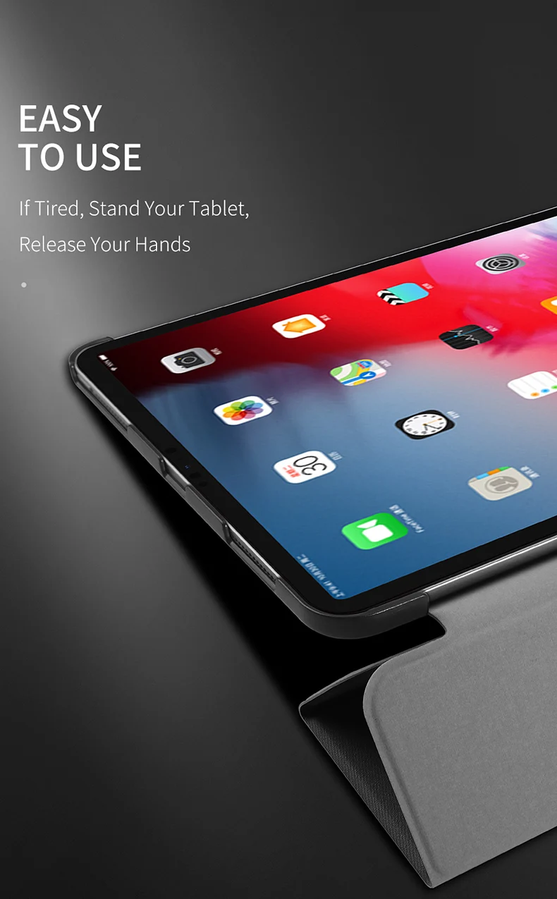 DUX DUCIS из искусственной кожи чехол для ipad Pro 11 Магнитная подставка умный чехол для ipad Pro 11 дюймов A80 защитный стол Funda