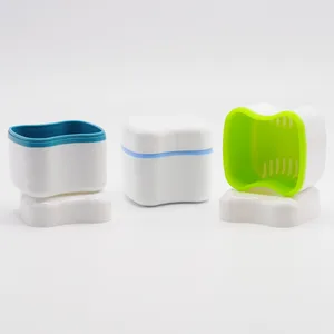 Коробка для хранения зубных протезов, корзина для промывки искусственных зубов, контейнер для ванны, приборы для стоматологических принадлежностей