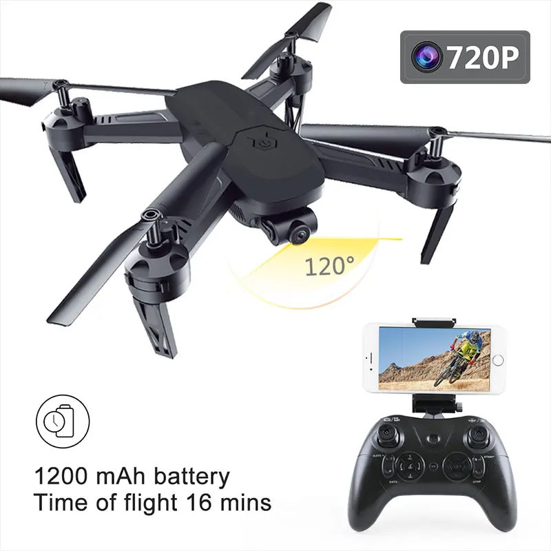 Новый Интеллектуальный Дрон Wi Fi FPV в режиме реального времени 480 P/720 P HD камера 120