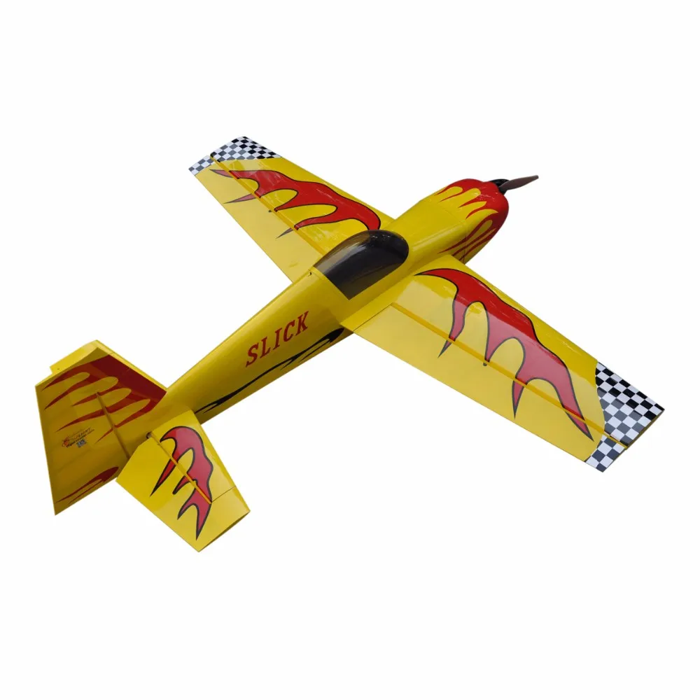 Электрический самолет Slick 7" 4 канала ARF большой масштаб RC деревянная модель самолета