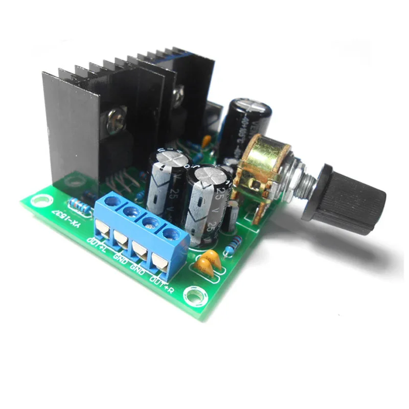 Lusya Mini TDA2030A цифровой аудио усилитель плата 15 Вт + 2 0 Стерео Усилители DC/AC12V DIY F4
