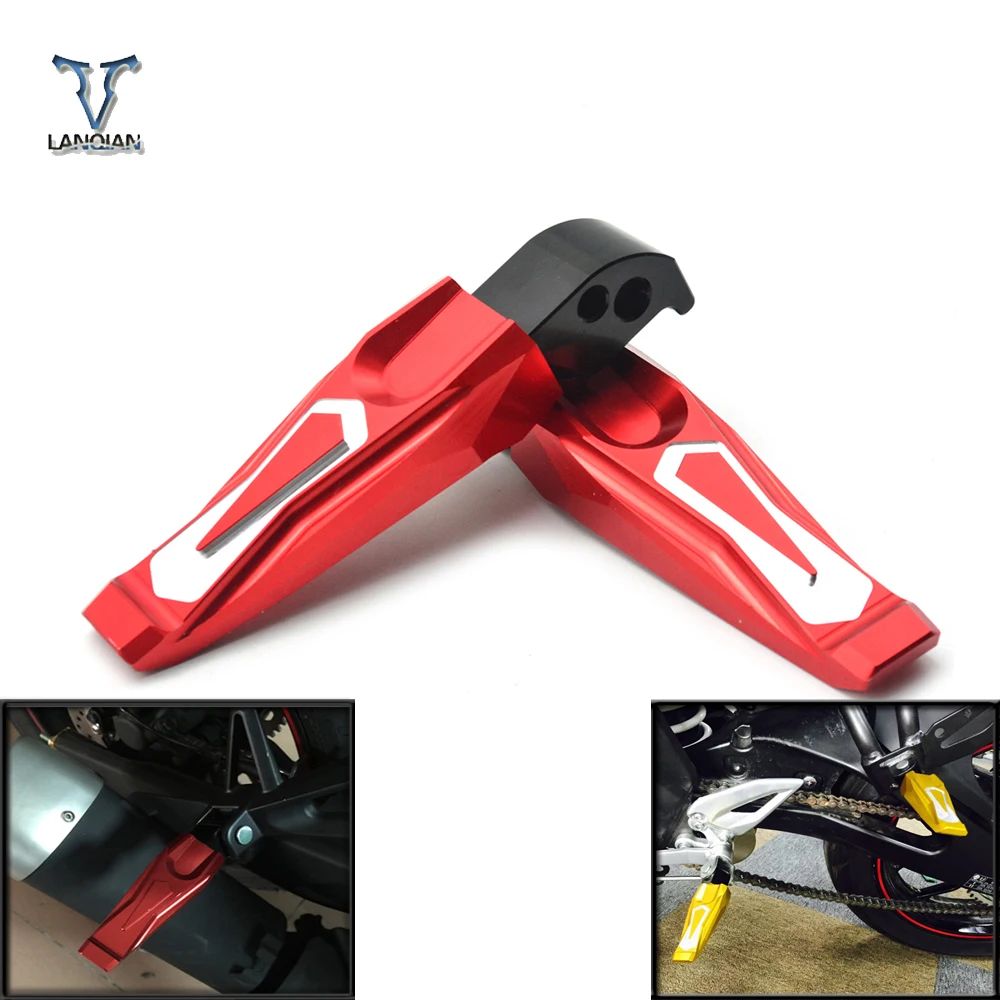 Аксессуары для мотоцикла с ЧПУ задние Пассажирские подножки педали Yamaha YZF R3 MT 07 MT07