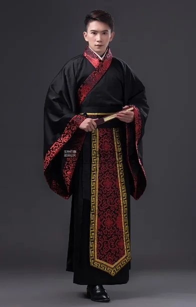 Бесплатная доставка новинка 2016 Черный традиционный Национальный костюм Тан