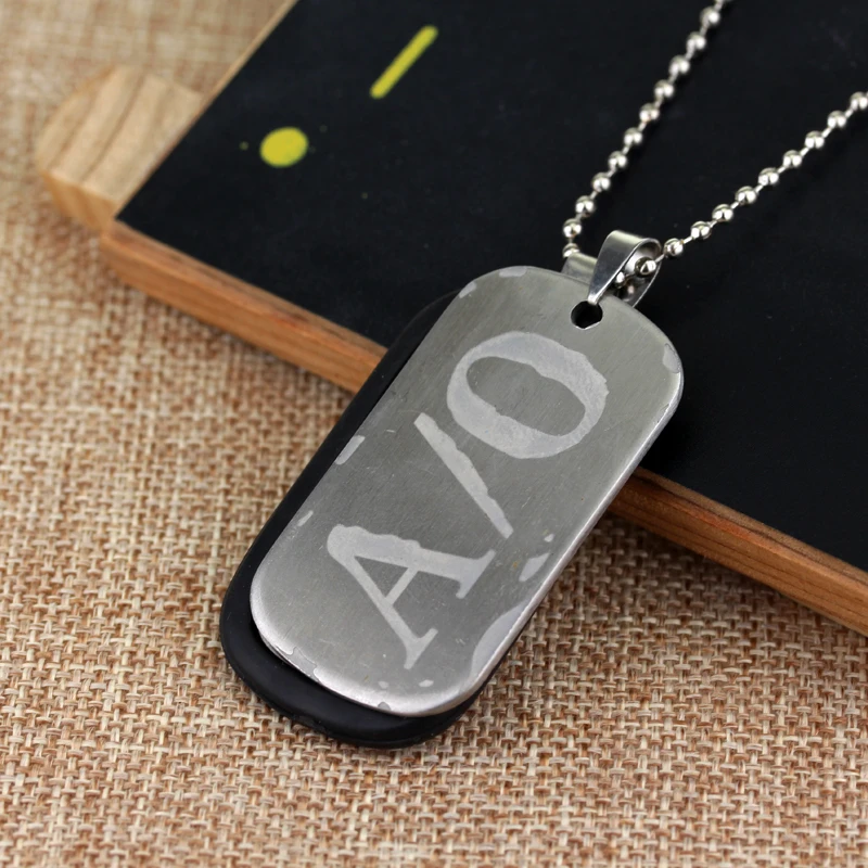 MQCHUN головной убор в стиле гангста A/0 Dog Tag Николас Браун наемных Цепочки и ожерелья