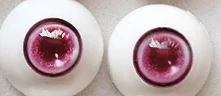 pink Bjd 6 цветов comic eyeball 12мм14мм 16 мм 18 мм 20 мм 22 мм акриловые глаза BJD кукла ручной работы без зрачков BJD глаза 1/4 1/6 SD кукла - Цвет: pink