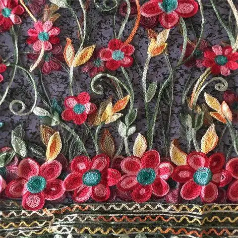 Женская винтажная куртка с цветочной вышивкой Новая летняя куртка с длинным рукавом средней длины размера плюс женская тонкая черная верхняя одежда Casaco - Цвет: 7