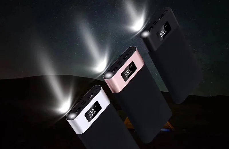 Новый 20800 мА Smart Дисплей Зарядка сокровище светодиодный Dual USB Выход металлический