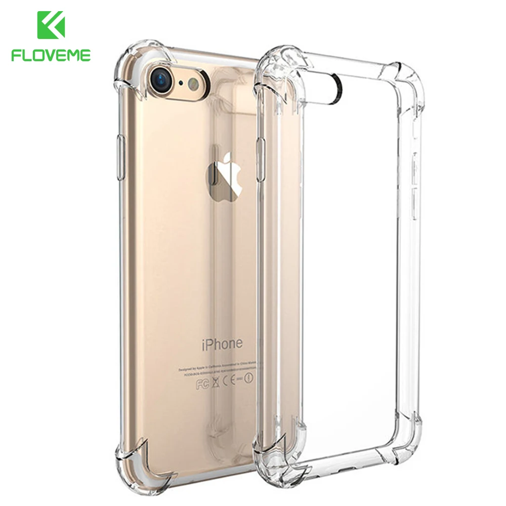 Чехол FLOVEME для iPhone 7 Plus роскошные противоударные армированные Чехлы X 8 Gasbag