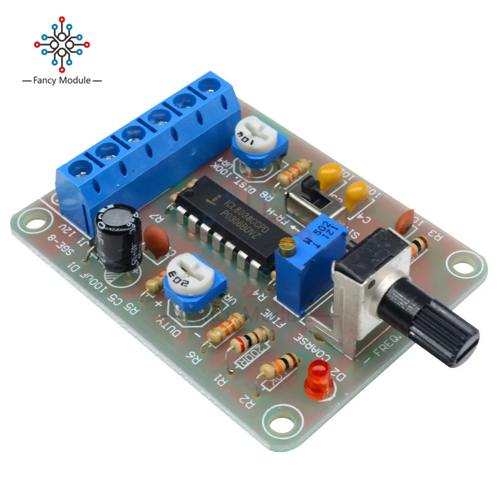 ICL8038 монолитная функция генератор сигналов модуль DIY Kit синус квадратный треугольник