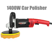 1400w car polisher variable speed 600 3500rpm 180mm car paint care polish machine sander m14 car wax electric floor polisher