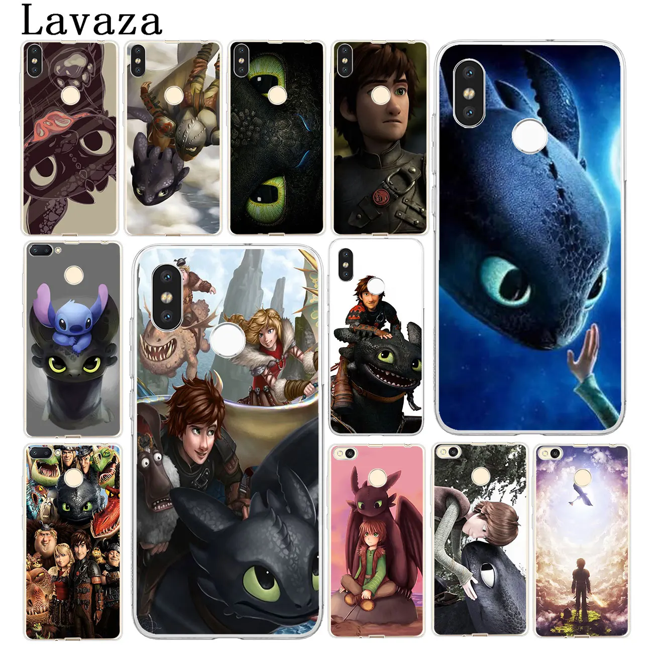 Чехол для телефона Lavaza Toothless Train Your Dragon Xiaomi 9 9T A3 PRO CC9 CC9E 8 A2 Lite SE A1 pocophone f1 6 6X 5S 5X MAX