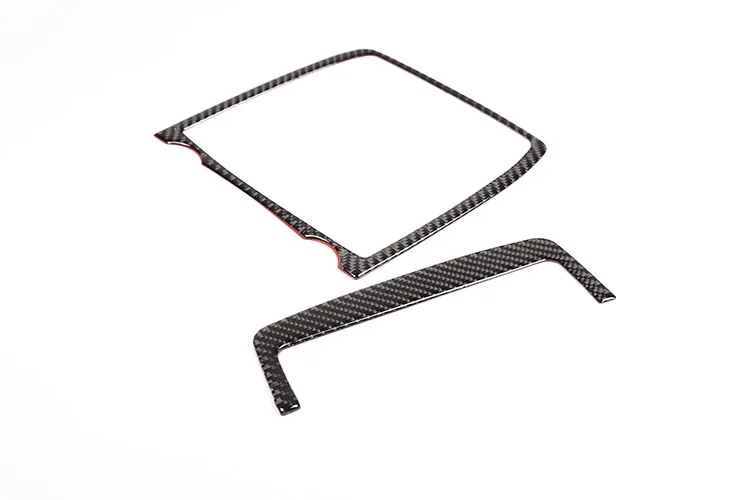 Наклейка на рамку лампы для чтения в передний ряд из настоящего углеродного