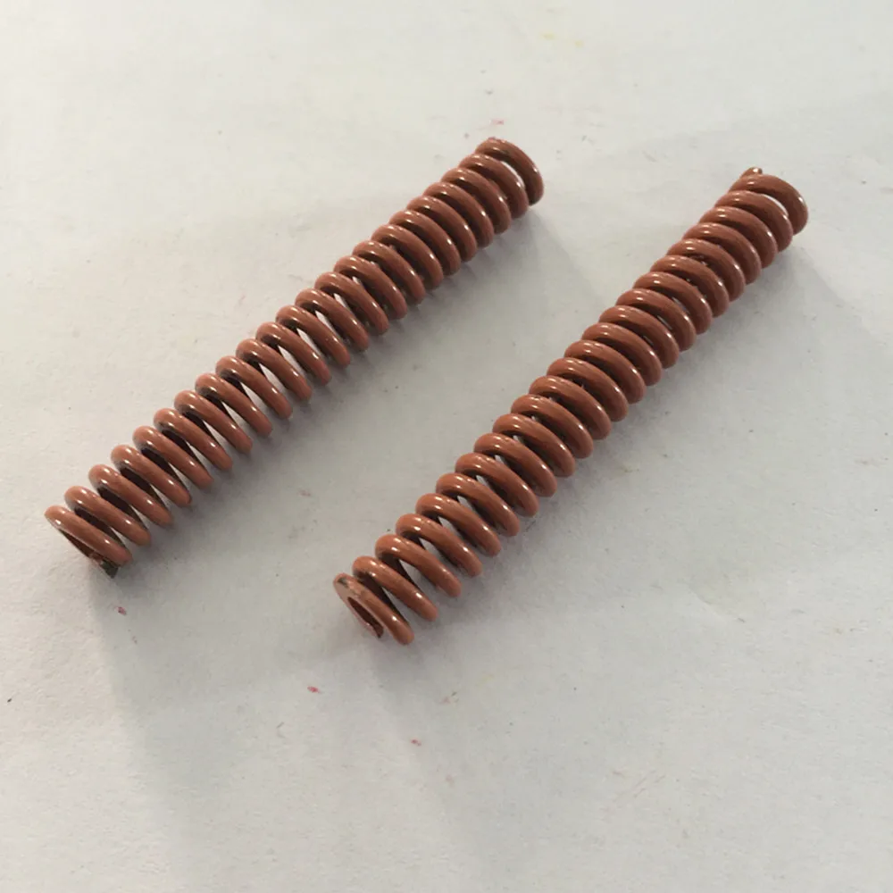 2 шт. коричневая Сверхтяжелая компрессионная пружина 8x4x20/30/50/80/90/100 мм|Детали
