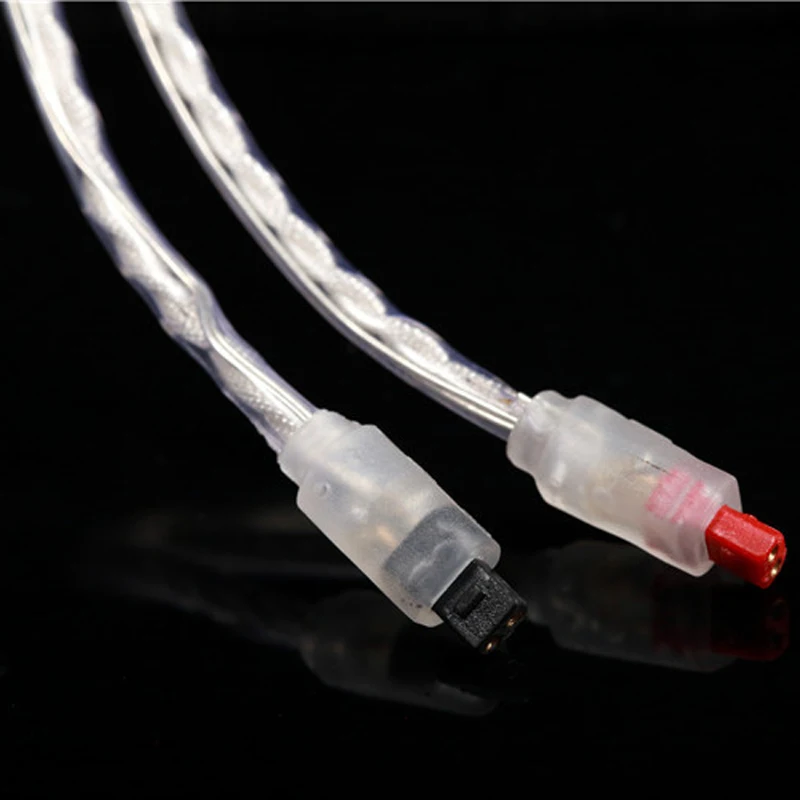 Новый 32-жильный посеребренный кабель для наушников Audio-Technica im50 im70 im01 im02 im03 im04 с