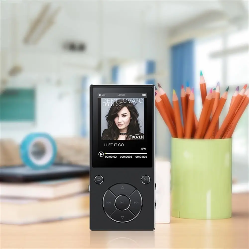 Bluetooth4.2 MP3 музыкальный плеер Встроенный динамик с 2,4 дюймов TFT Экран без потери качества звука плеер, поддержка sd-карт до 128 ГБ
