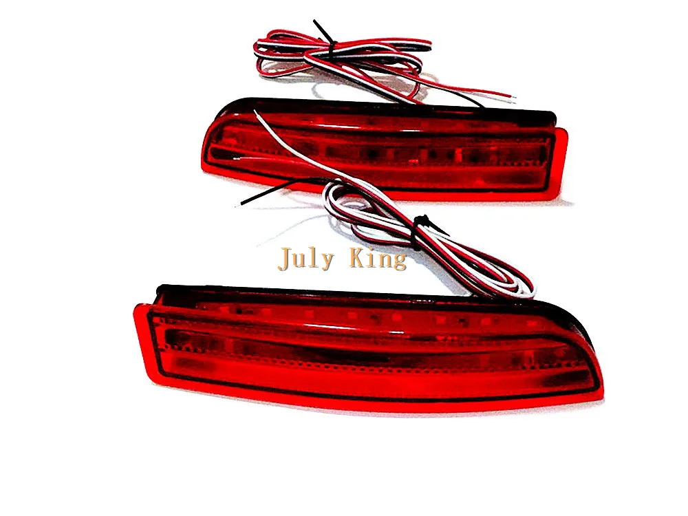 July King Автомобильный светодиодный стоп-сигнал+ ночной DRL чехол для Toyota RAV4 Previa Ipsum Wish Alphard Vellfire Estima Gaia Nadia Picnic и др