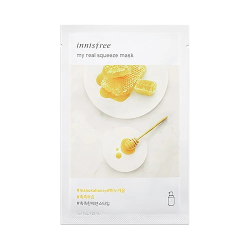 My Real Squeeze Mask 10 шт. маски для кожи лица Уход Отбеливающая увлажняющая маска для лица контроль кожного сглаживания кожи корейская косметика