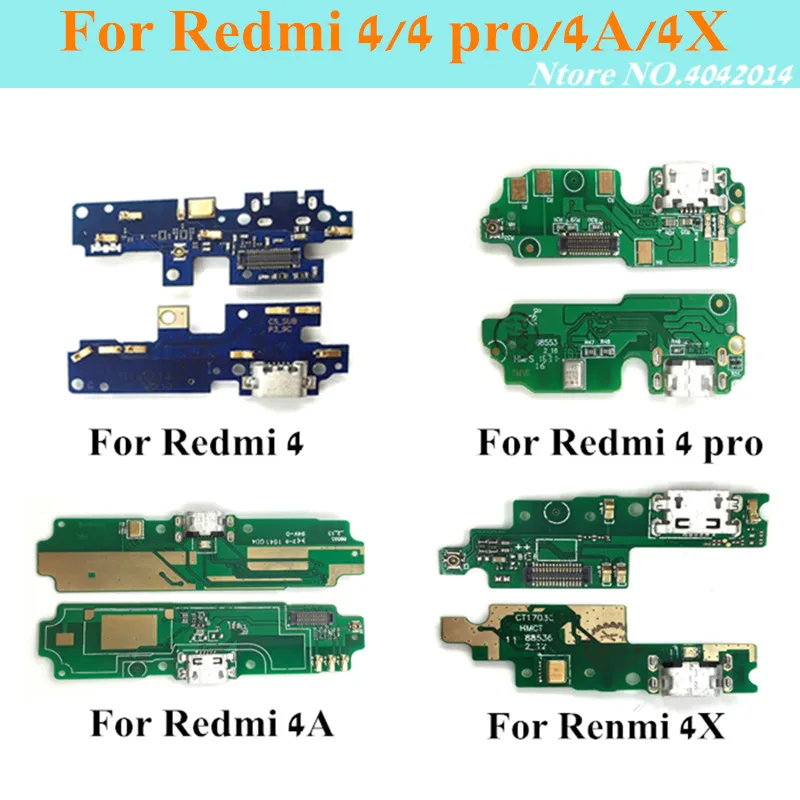 Порт зарядки Micro USB док-станция гибкий кабель для Xiaomi redmi 4/4 Pro/4A/4X зарядное устройство plug Сменные соединительные детали