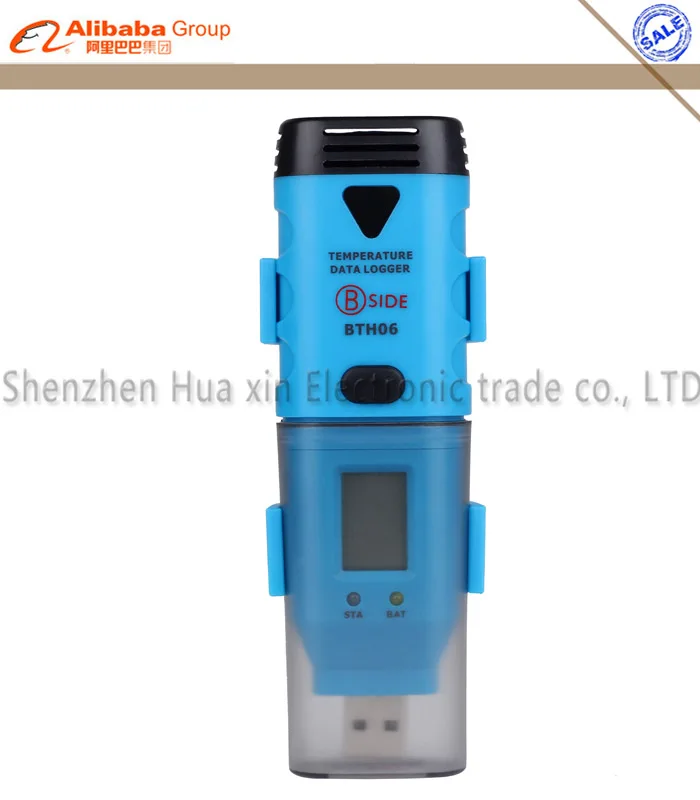 New BTH06 High Accuracy Single Channel Temperature USB Data Logger Outside Probe With Analysis PC Software DGraph LED Alarm | Инструменты