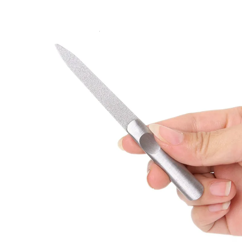 1 шт. пилка для кутикулы из нержавеющей стали|nail file|nail file bufferstainless steel nail |