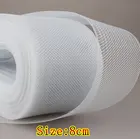 3,2 дюйма (8,0 см), жесткая простая лента из лошадиной сетки, женская шляпа, 50 ярдовпартия #2 вида цветов