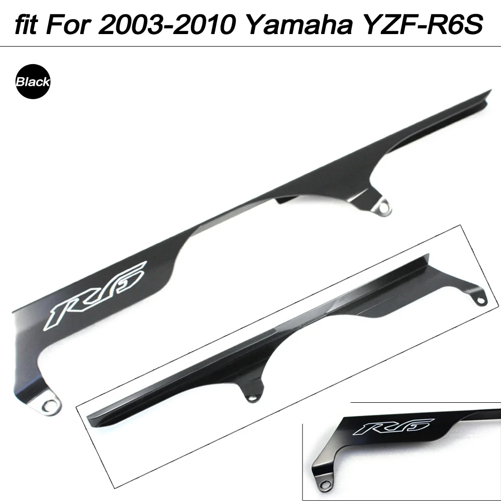 03-10 Yamaha YZF R6S Мотоциклетная цепная защитная крышка, алюминиевая заготовка для Honda CBR 600 F4 F4i 600RR F5 900RR 929RR 954RR 1000RR Fireblade - Цвет: 03-10 Yamaha YZF R6S