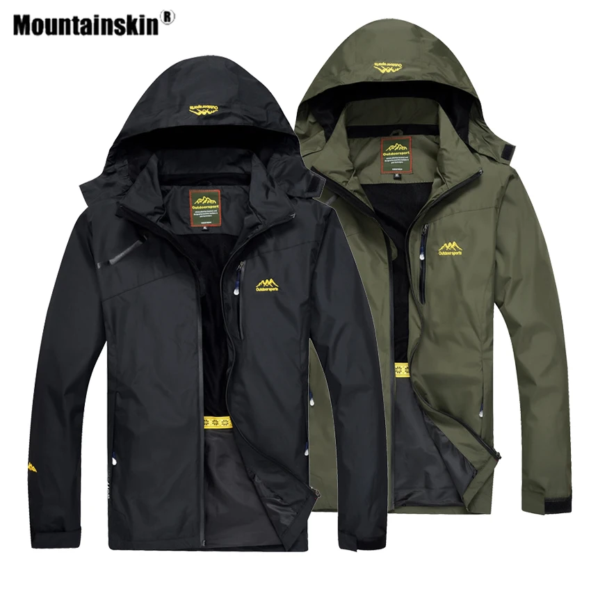 

Мужская водонепроницаемая куртка Mountainskin, Размеры S/M/L/XL/XXL/XXXL/4XL/4XL, цвет в ассортименте