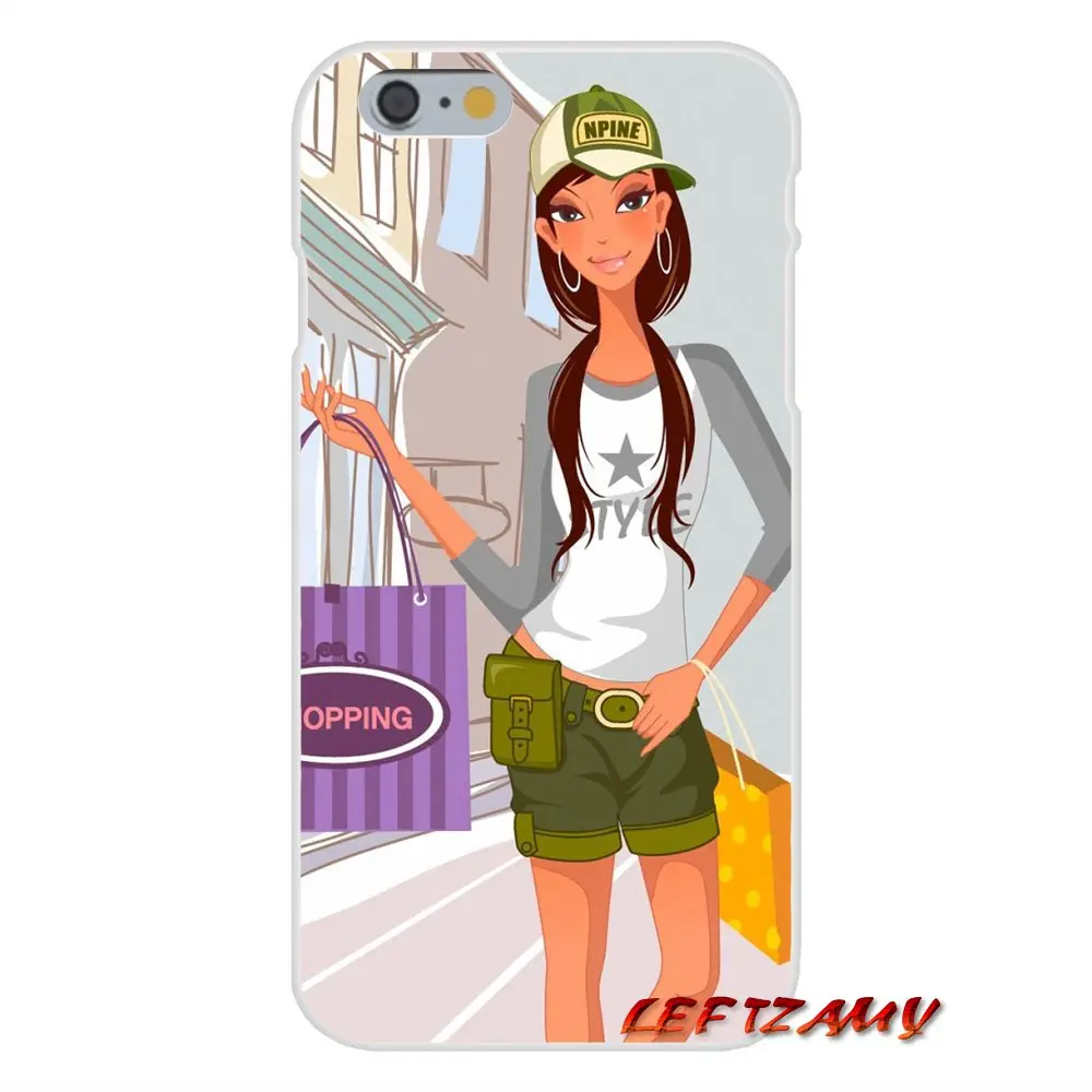 Модное платье для девочек-покупателей Samsung Galaxy S3 S4 S5 MINI S6 S7 edge S8 S9 Plus Note 2 3 4 5 8