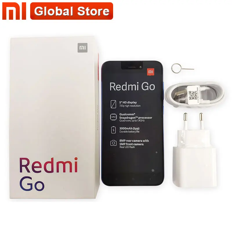 Глобальная версия Xiaomi Redmi Go 1 ГБ ОЗУ 8 Гб ПЗУ мобильный телефон четырехъядерный