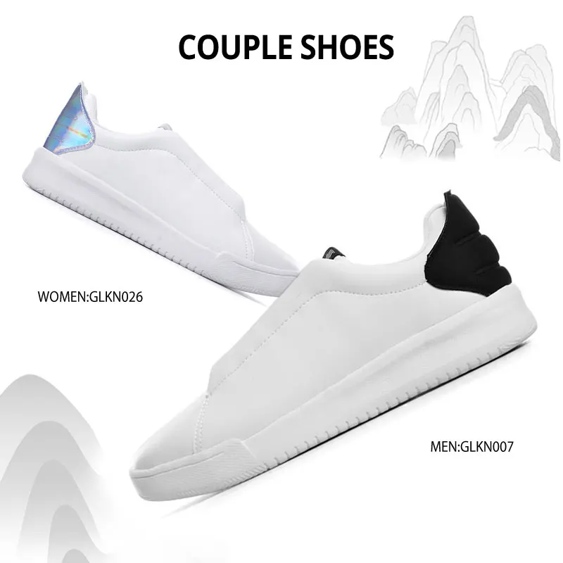 Li-Ning/Женская спортивная прогулочная обувь дышащая для досуга белые кроссовки