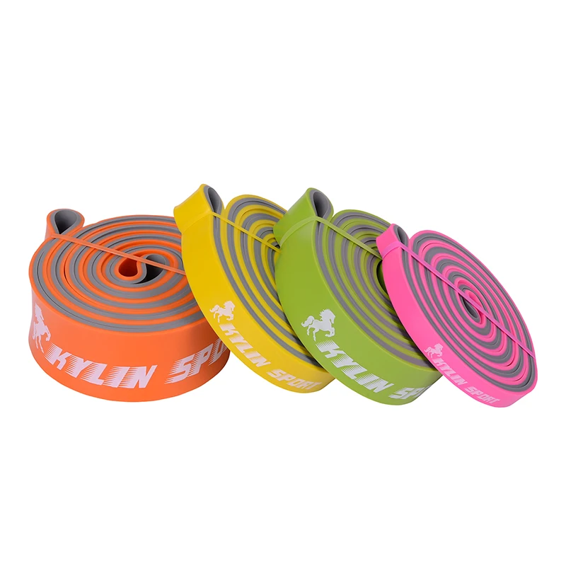 Набор из 4 резинок для упражнений набор резиновых трубок йоги пилатеса фитнеса