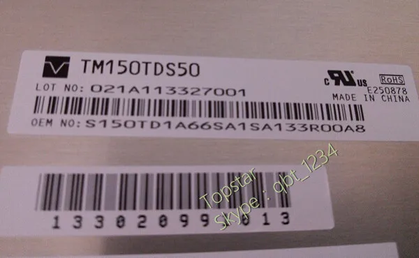 15 0 дюймов оригинальный TIANMA TM150TDS50 Промышленный экран ЖК панель 1500 шт. в наличии|lcd