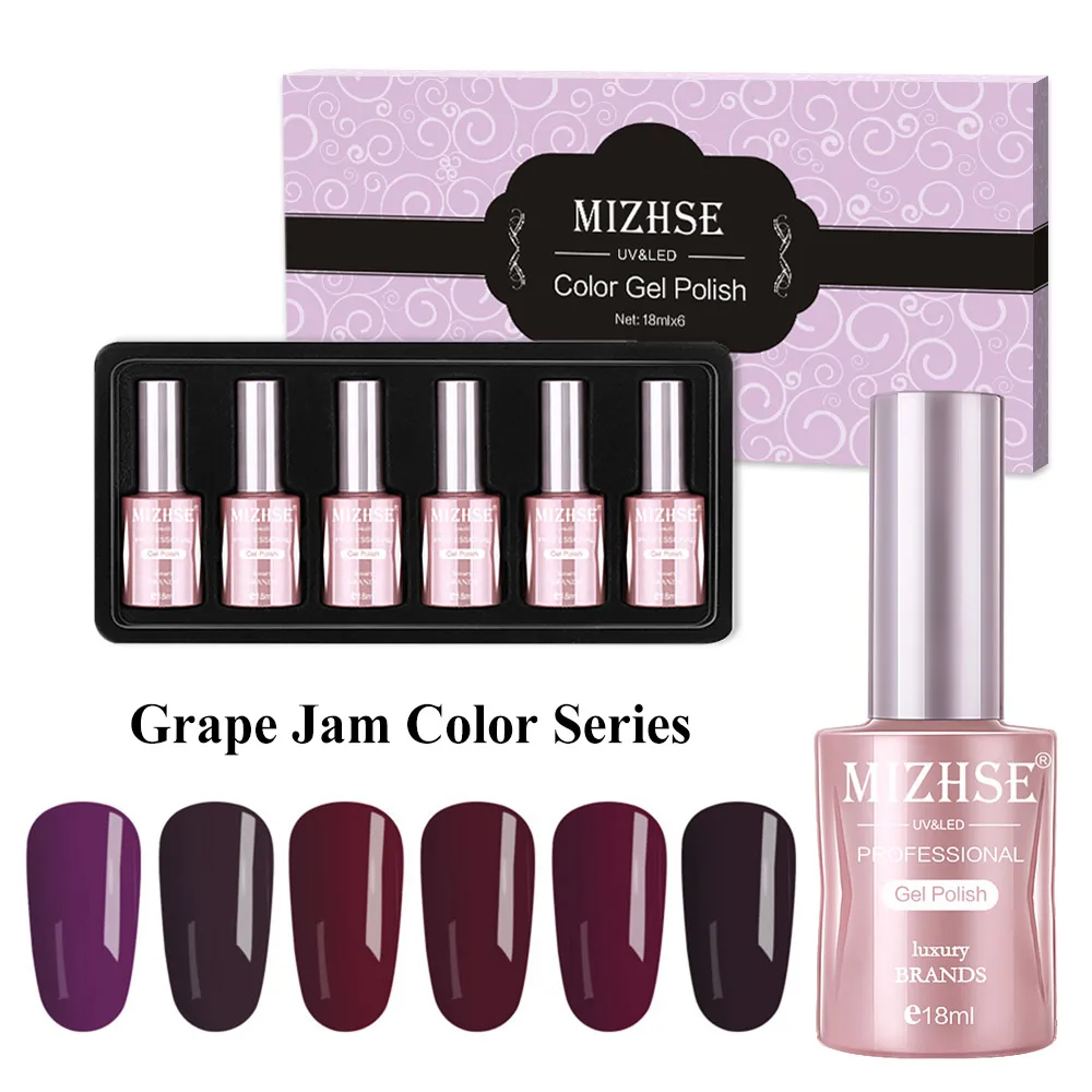 

Набор гель-лаков для ногтей MIZHSE для наращивания ногтей Топы базовый праймер дизайн ногтей Гибридный Гель-лак все для маникюра