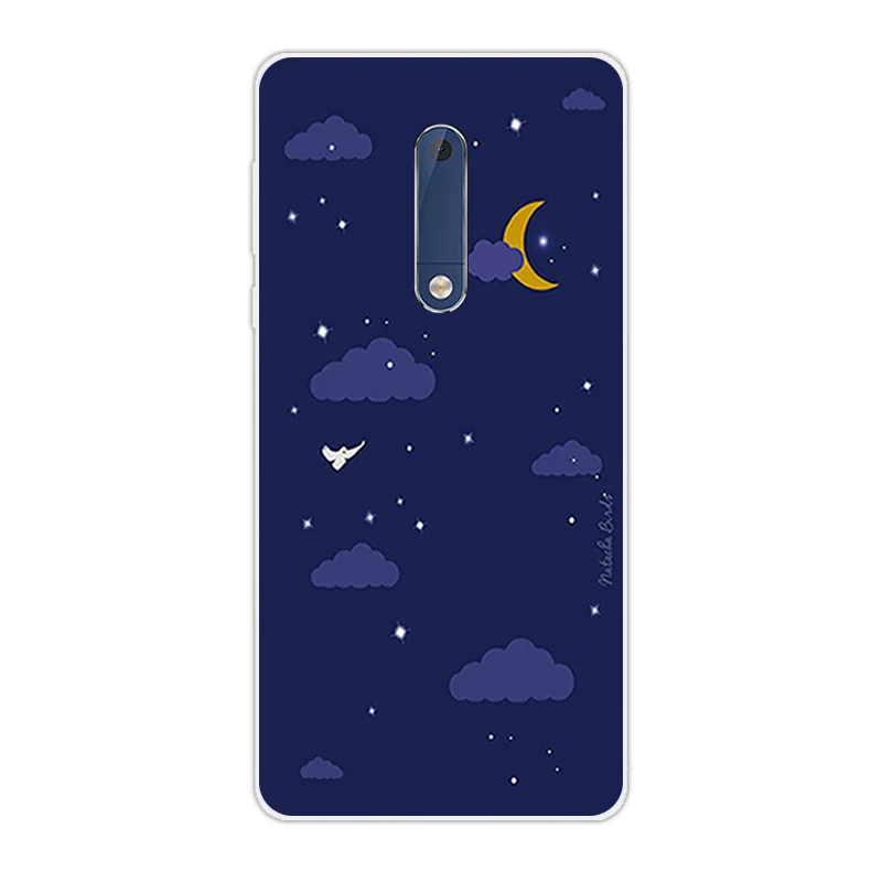 5.2 inch Case For Nokia 5 TPU Cover Nokia5 Silicone Phone Cases nokia5 Disorganized Back for Five Shells Bag | Мобильные телефоны и