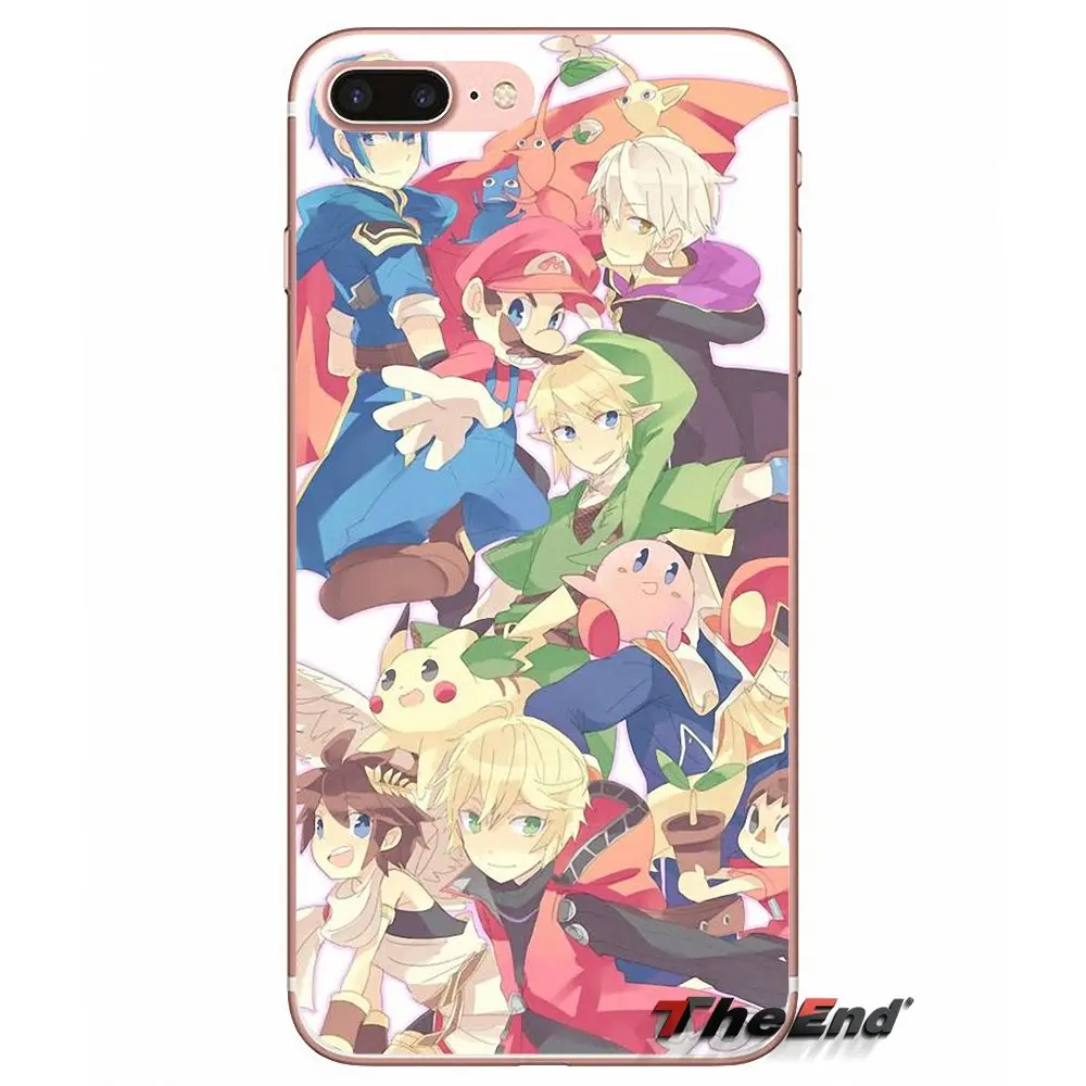 Мягкий силиконовый чехол для Huawei G7 G8 Ascend P7 P8 P9 Lite Honor 4C 5X 5C 6X Mate 7 8 9 Y3 Y5 Y6 II Pro Super Smash Bros