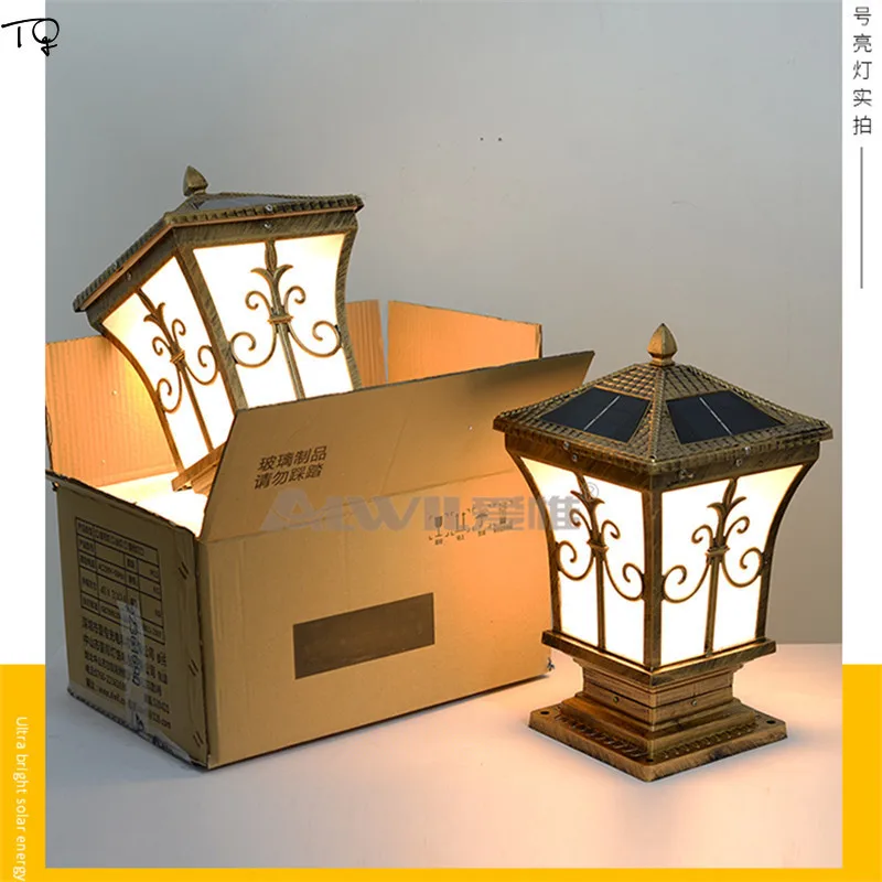 Светодиодные Ретро Настенные светильники Luminaria Солнечный сад свет беспроводной