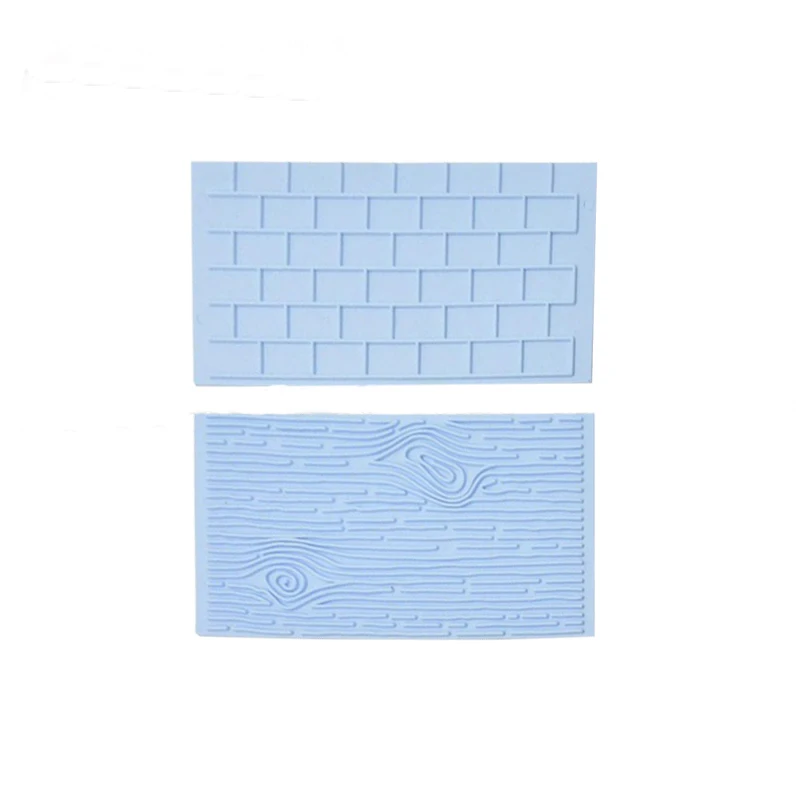 2 шт. рельефные Инструменты для выпечки в виде дерева и кирпича | Дом сад