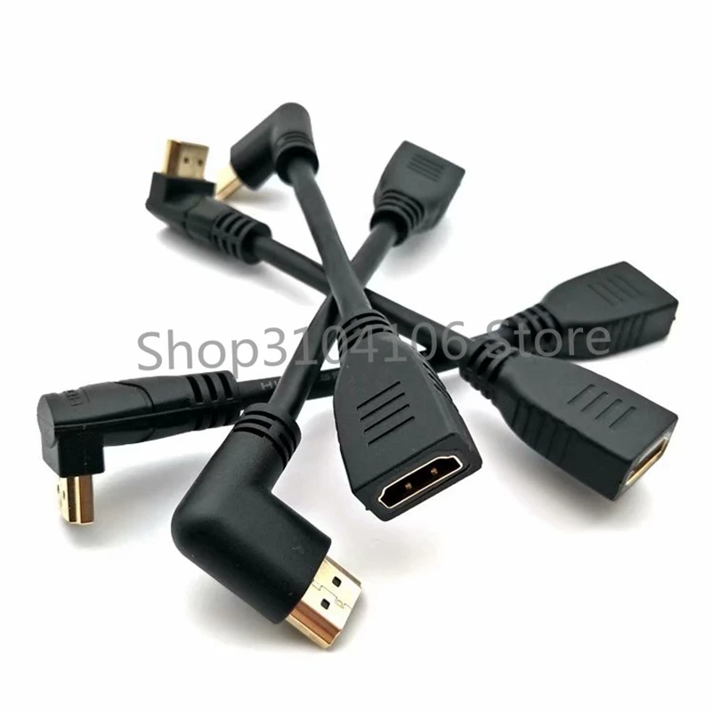 Up Down Left Right Angled HDMI-compatible 2.0 male to HDMI female 4K*2k 60Hz angle extension cable 15cm 60cm 1.8m 6FT 2FT | Электроника