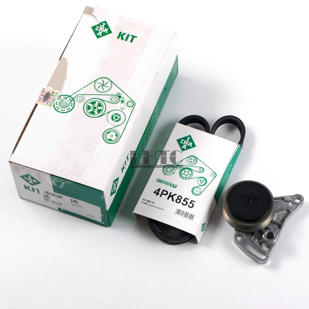 

INA A/C Compressor Belt & Tensioner Kit For V W Passat B5 Audi A4 1.8T AEB ATW 058260511/ 06B260849A