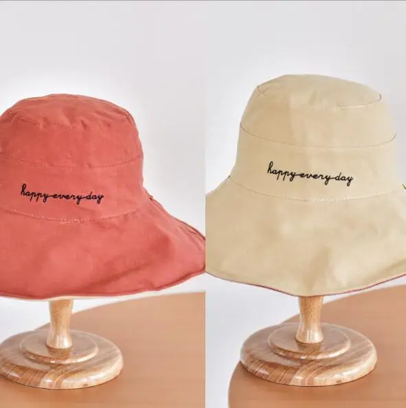 Brick red khaki SUEF/унисекс летняя складная шляпа-ведро, женская уличная Солнцезащитная хлопковая кепка для рыбалки, охоты, Мужская кепка для умывальника, Солнцезащитная шапка - Цвет: Brick red khaki