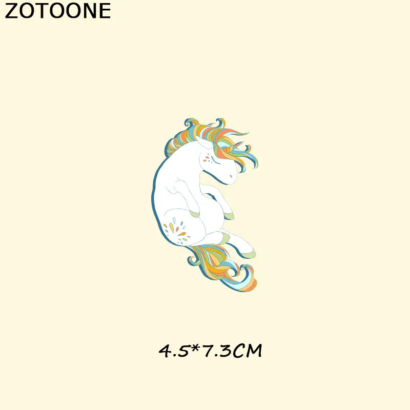 ZOTOONE маленькие пластыри с мультяшными животными утюгом для детей детская одежда