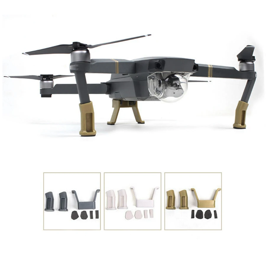 DJI Mavic Pro Platinum шасси Проставка комплект Райзер набор стабилизаторов с защитной прокладкой и безопасной посадочная подставка крепление