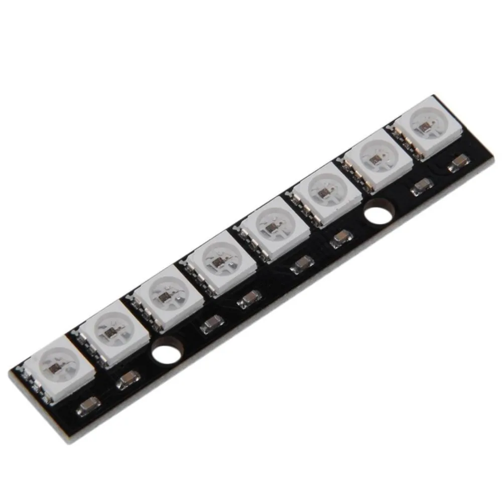 8 ws2812 5050 RGB светодио дный цепи управления и поделиться только источник питания |