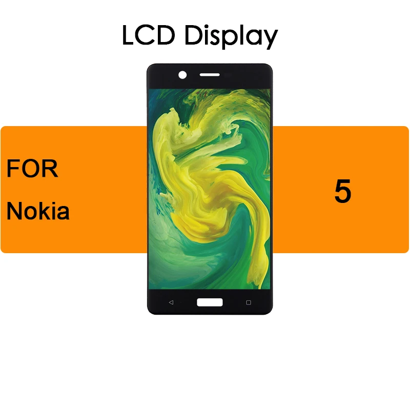 ЖК для Nokia 5 N5 дисплей кодирующий преобразователь сенсорного экрана в сборе с