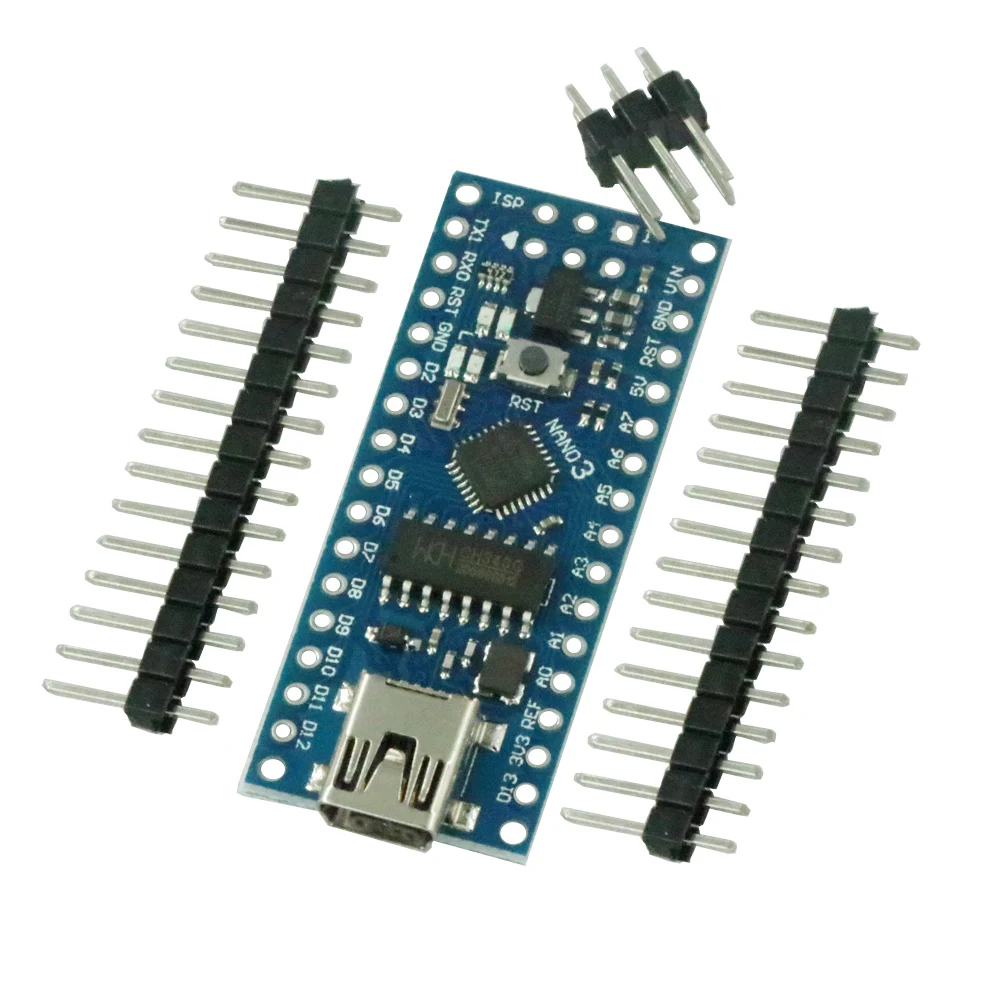 Nano Mini USB с Загрузчиком совместимый Nano 3,0 контроллер для arduino CH340 USB драйвер 16 МГц Nano v3.0 ATMEGA328P/168 P