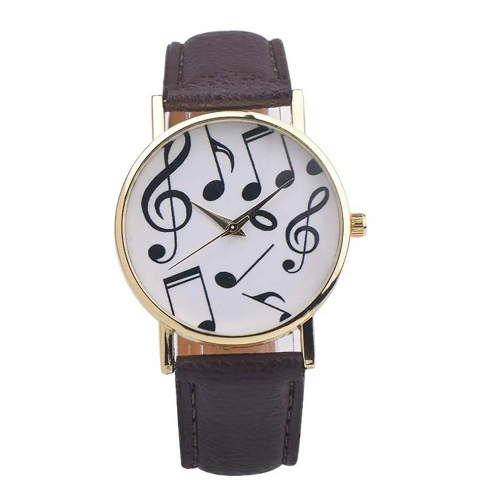 2018 наручные часы женские брендовые известные повседневные музыкальные нотки для