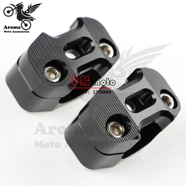 Лидер продаж алюминиевая цветная кронштейн для мотоцикла с ЧПУ зажим кронштейна