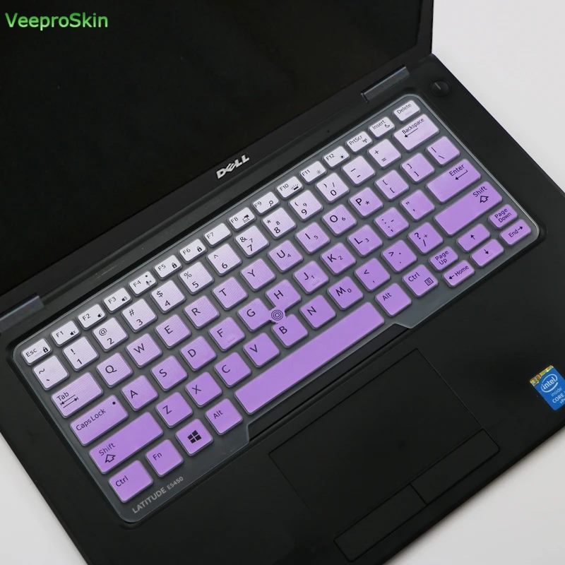 fadepurple Защитный чехол для клавиатуры ноутбука Notgebook для 1" Dell Latitude 5480 5490 7490 ноутбука США(без указания - Цвет: fadepurple
